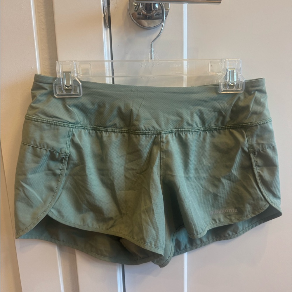 Patagonia Women's Olive Athletic Shorts